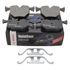 Set of 4 Bosch QuietCast Rear Semi-Metallic Brake Pads for BMW E38 E46 E53 E60 E83 E85