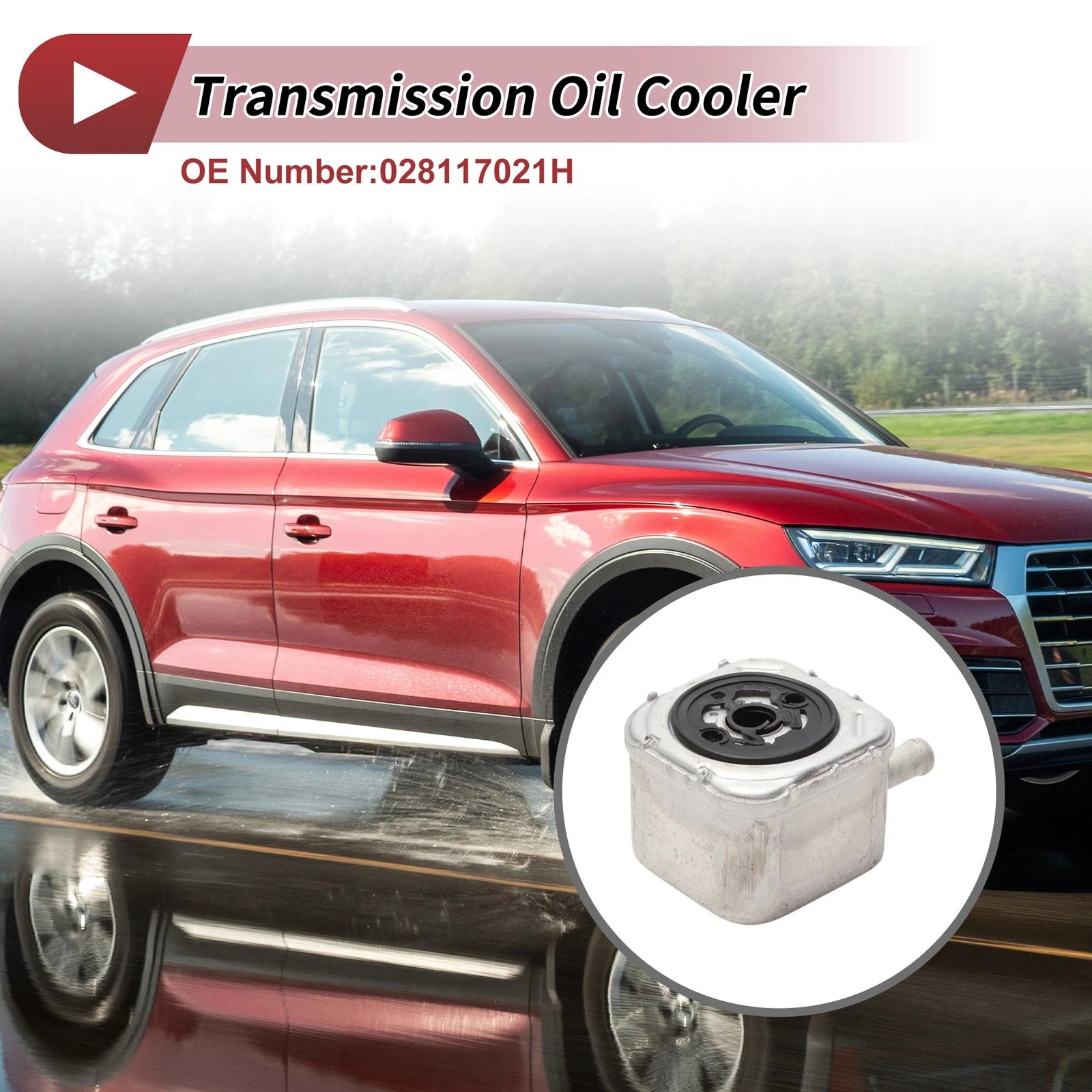 Engine Oil Cooler for Audi A4 (2002–2005) V6 3.0L B6 No. 021117021H