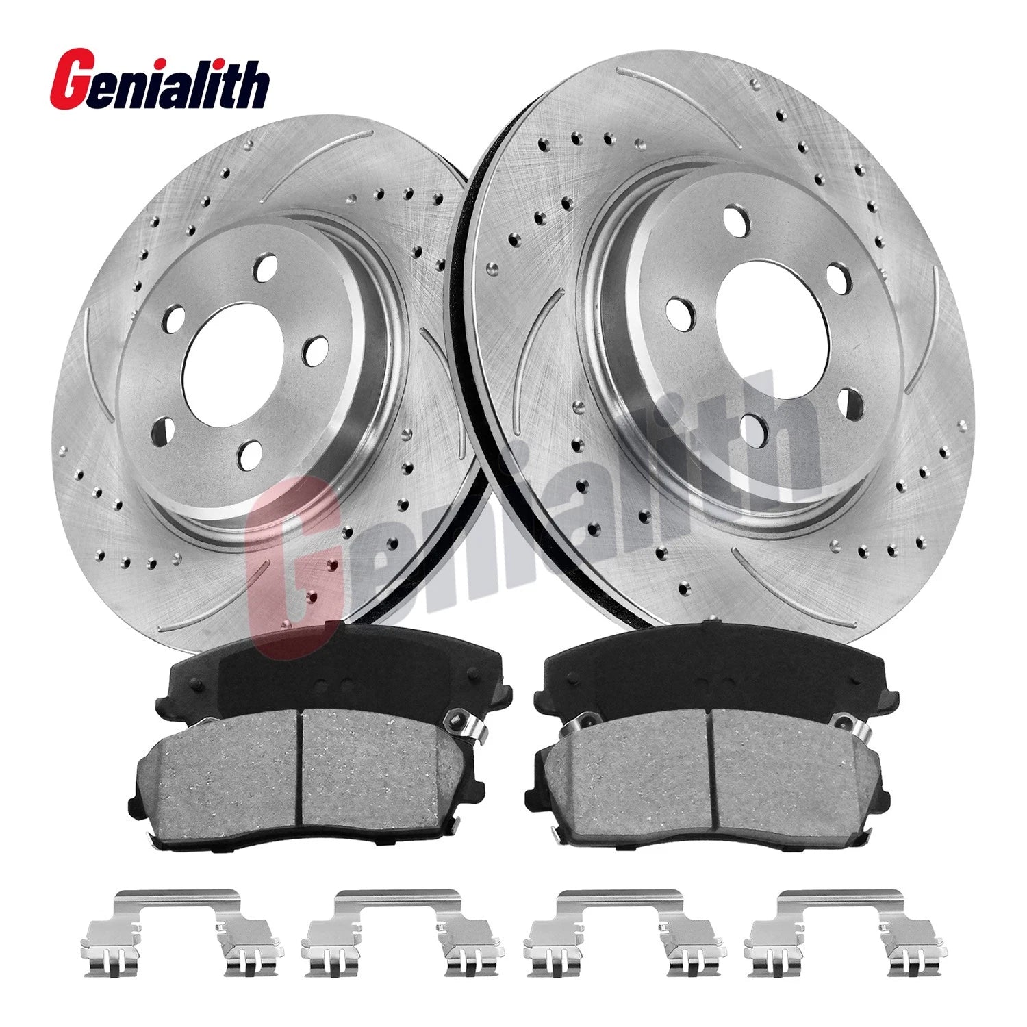 RWD 320mm Front Disc Rotors & Brake Pads for Dodge Challenger Charger (2008–2023)