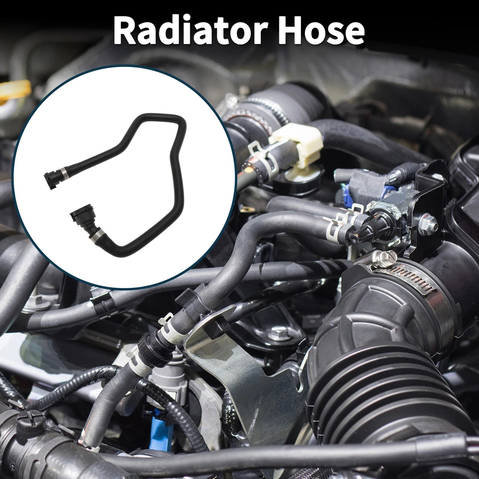 Radiator Hose No. 17127809819 for BMW 5 Gran Turismo (F07) 520d (2009–2017)