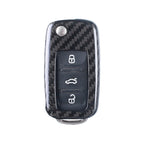 Carbon Fiber Remote Key Shell Cover for VW Golf R32 Jetta Rabbit Polo (2006–2014)