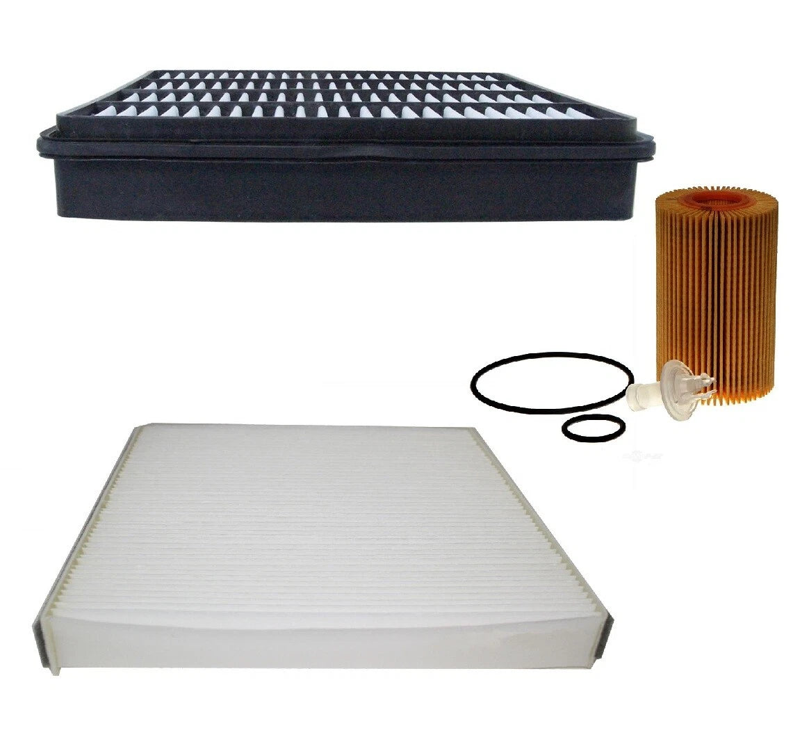 Engine Oil Air Paper Cabin Filter Kit for Lexus Toyota V8 5.7L (2007–2021)