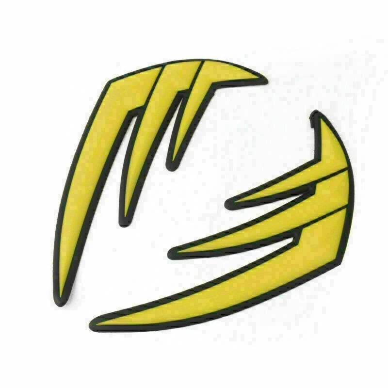 3D Tank Traction Pad for Universal Motorcycle - Yellow