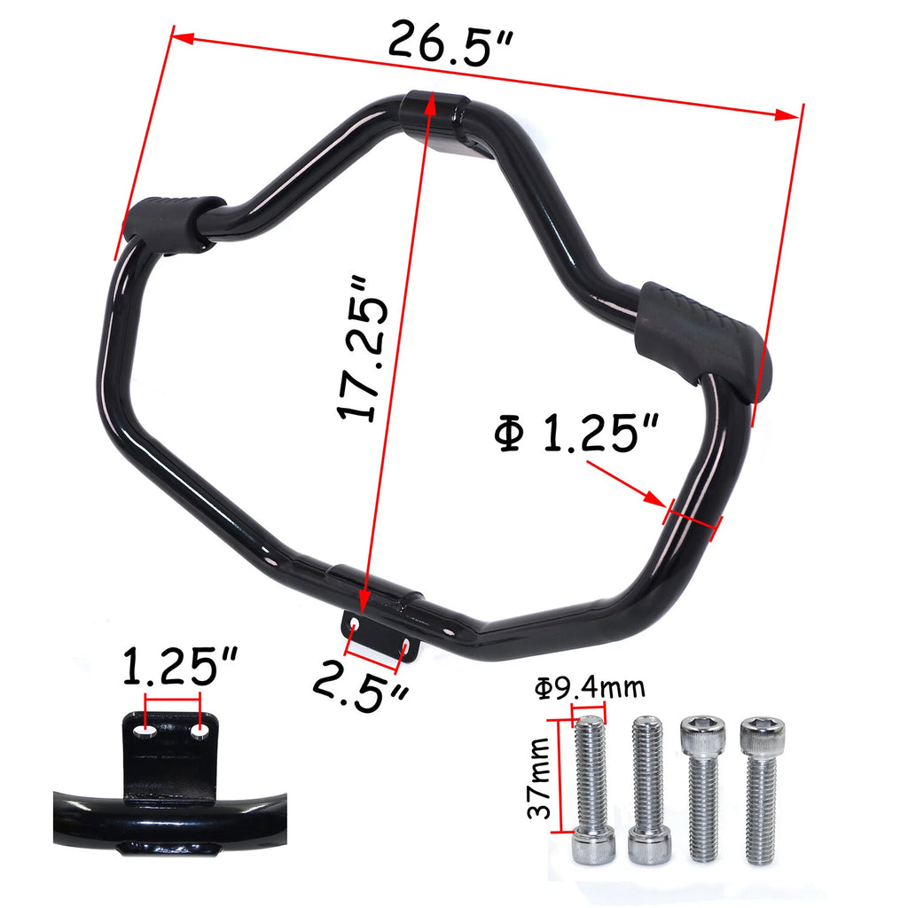 Engine Guard Highway Crash Bar for Harley Sportster 883 1200 XL XR 48 72 (2004–2020)
