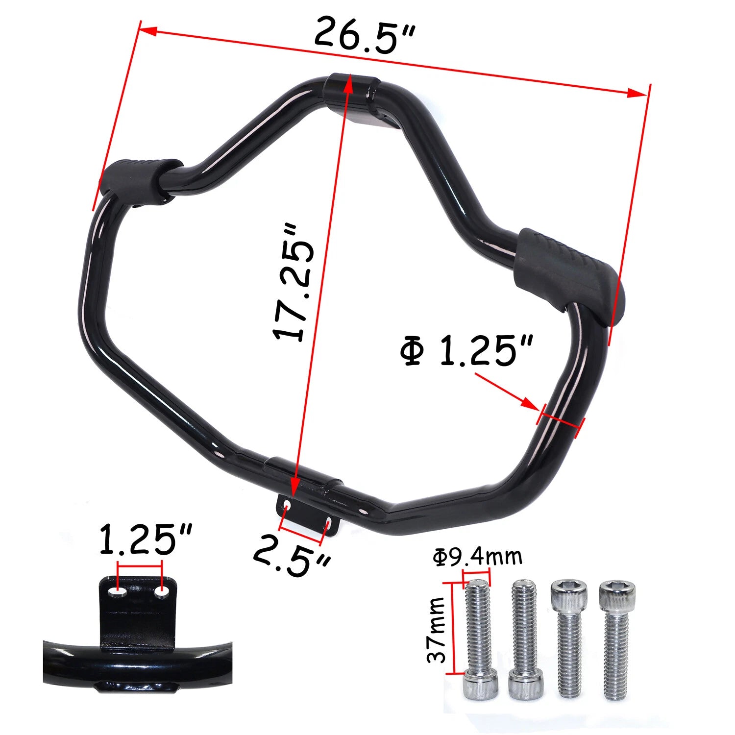 Engine Guard Highway Crash Bar for Harley Sportster 883 1200 XL XR 48 72 (2004–2020)