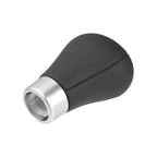 5-Speed Gear Shift Knob for BMW 1/3/5/6 Series - Black/Silver Tone