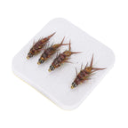 Set of 5 High Carbon Steel Stonefly Nymph Fishing Lures for Trout Bass