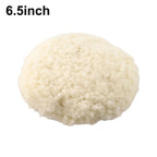 White Wool Buffing Pads for Polishing (Set of 4)