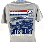 Licensed Graphic T-Shirt for Dodge Ram Truck XL Gray (2002–2024)