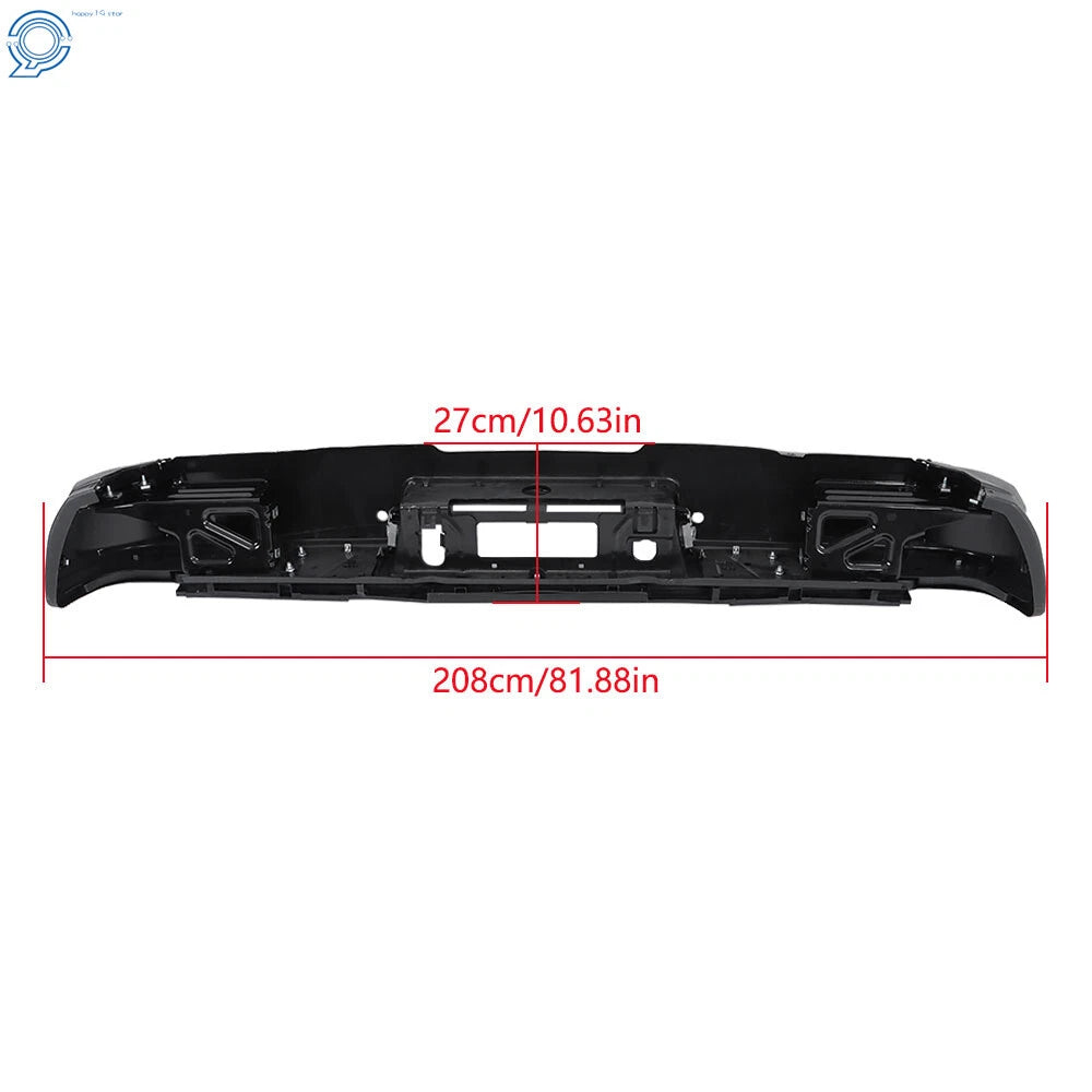 Steel Rear Bumper Assembly for GMC Silverado 2500 (2015–2019) Black