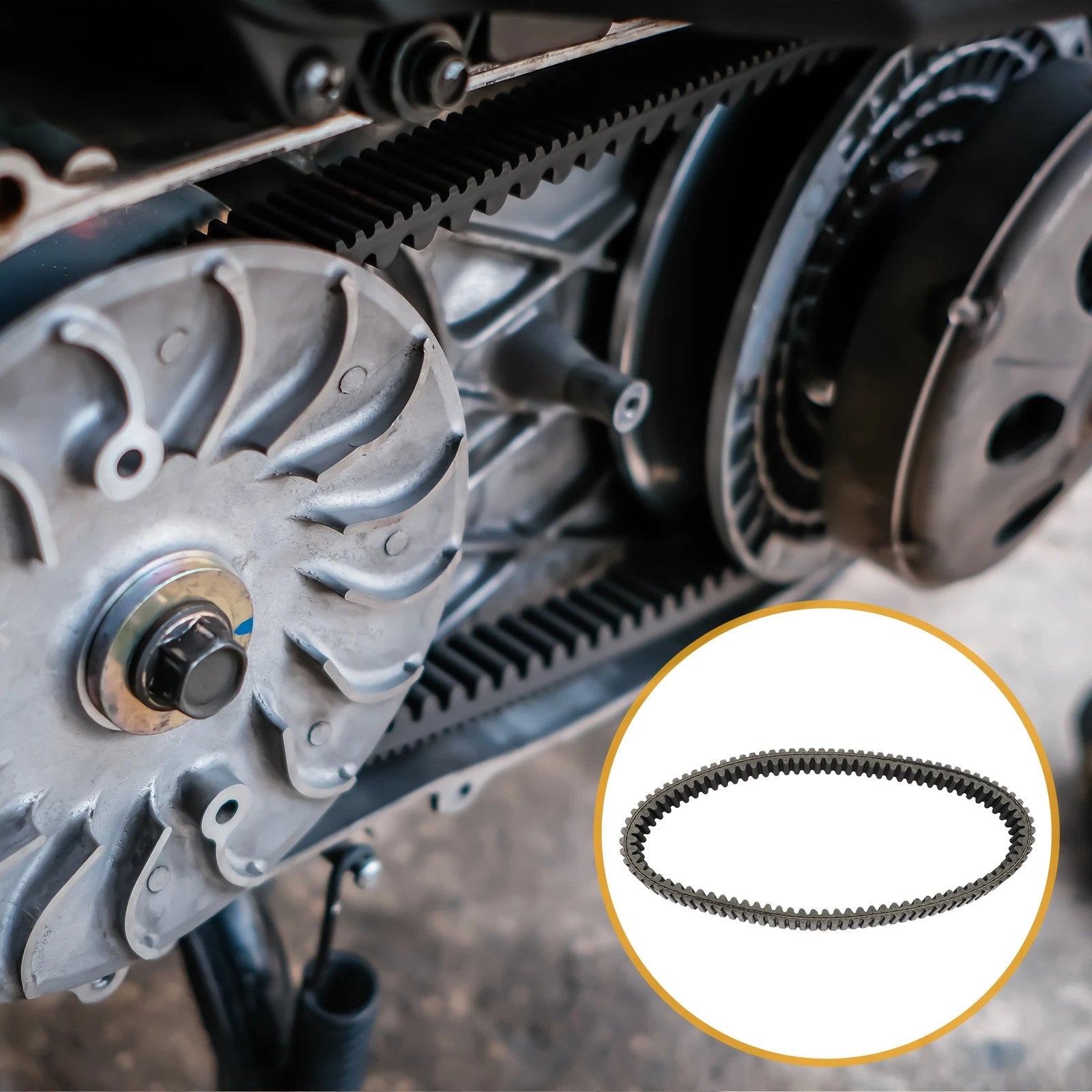 Drive Belt V-Belt No. 2760109F51/2760109F60 for Suzuki LTA500 (2002–2007)