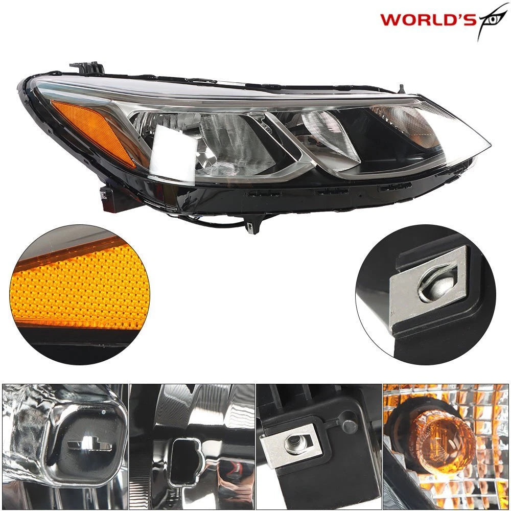 Headlight for Chevrolet Cruze (2016–2019) Chrome Halogen Right