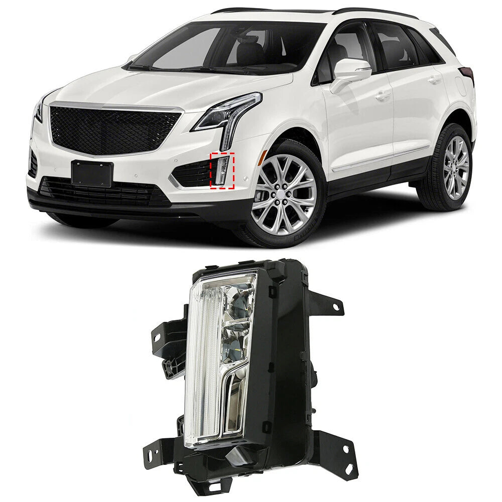 LED DRL Cornering Lamp Fog Light for Cadillac XT5 (2017–2020) LH