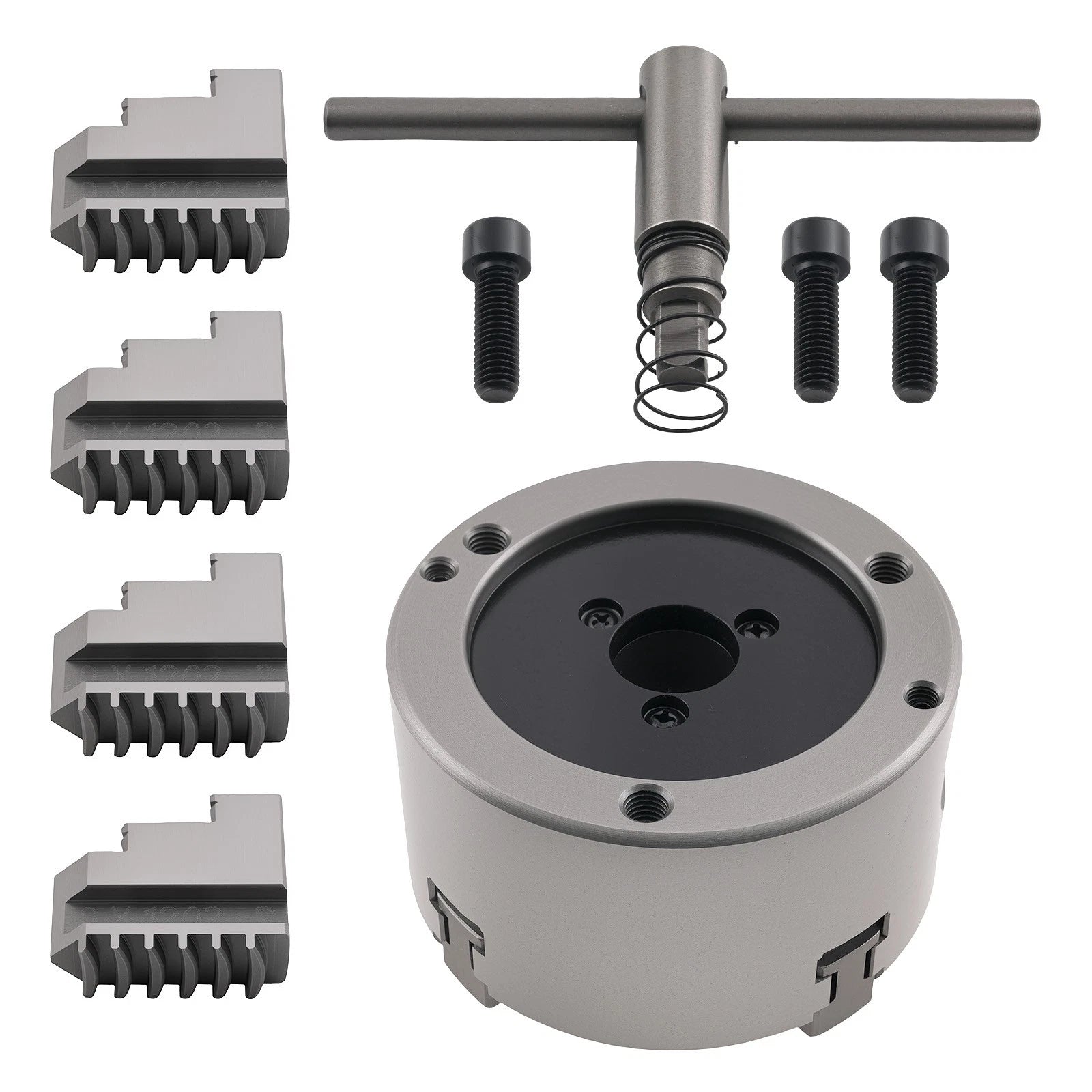 4 Jaw Self Centering Lathe Chuck K12-100 for Milling Machine (100mm)