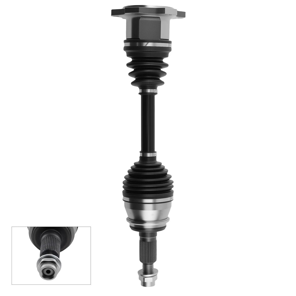1x Front CV Axle Shaft for GMC Sierra 1500, Chevrolet Silverado 1500, Suburban 1500 (2007–2014)