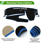 Dashboard Cover Mat for Lexus UX250H (2019–2020) Sun Protector Black Blue