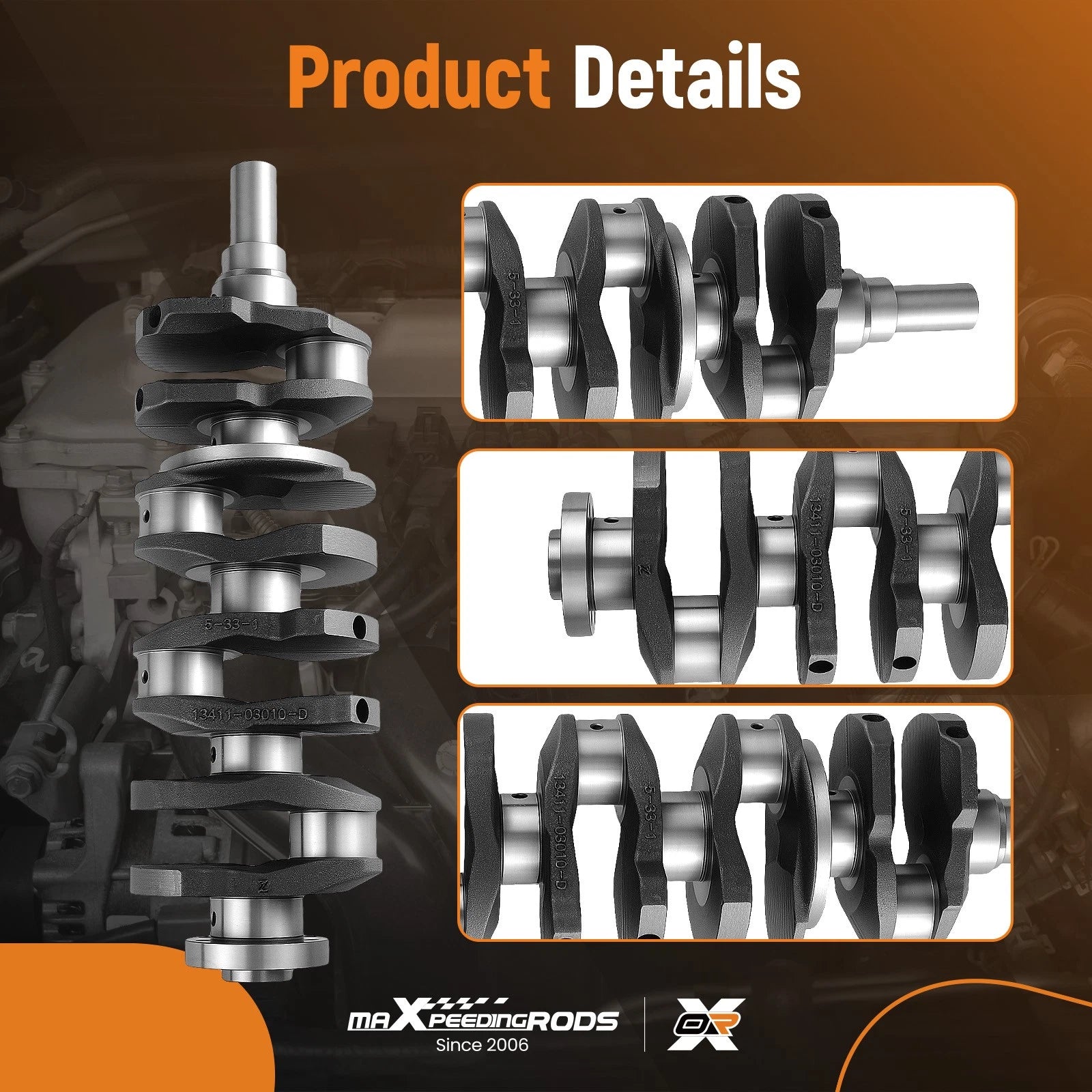 Performance Crankshaft for Toyota 2.2L 5SFE (1994–2001) 963900