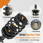 Front Struts w/ Coil Spring & Sway Bars for Nissan Sentra (2007–2012)