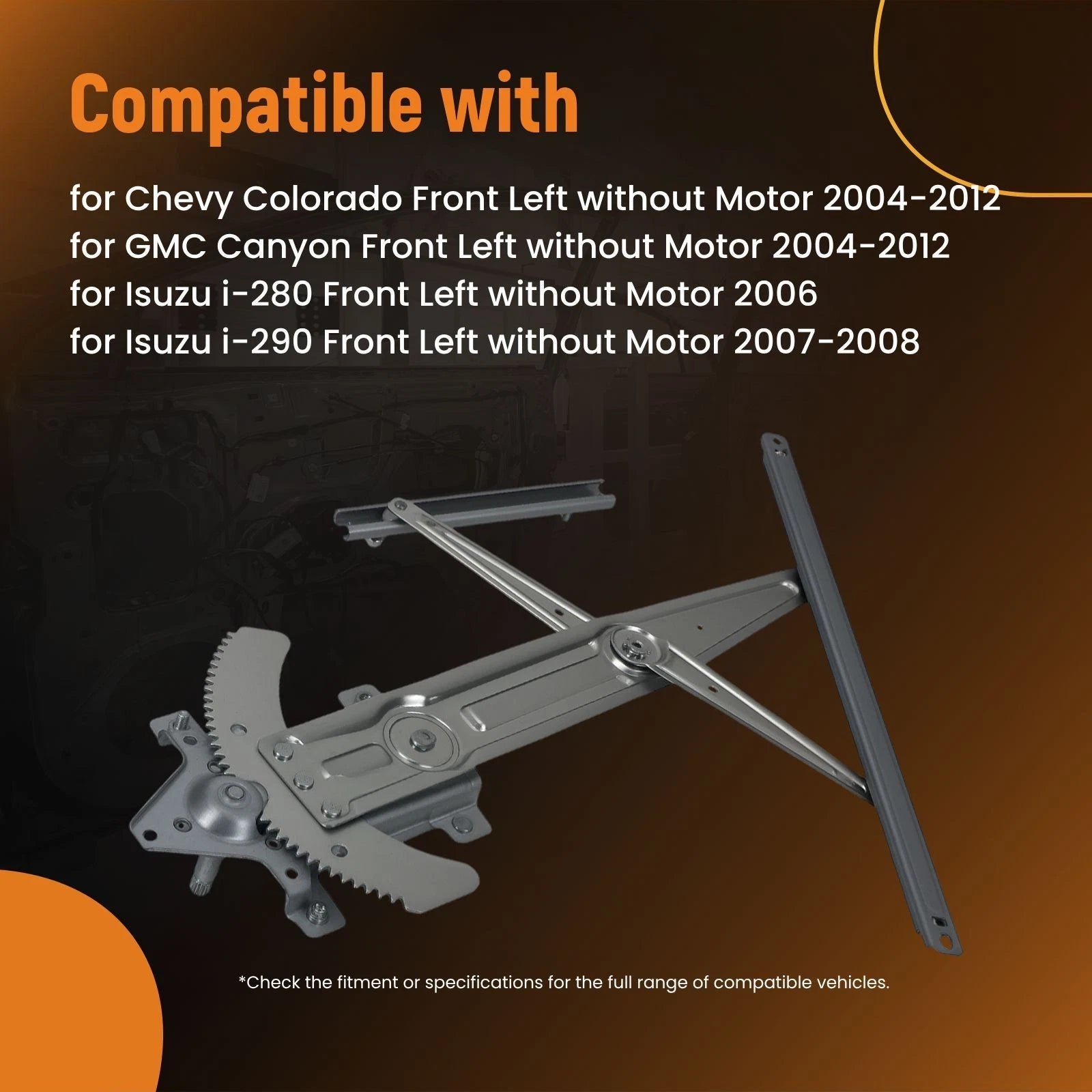 Electric Window Regulator Assembly Front Left for Colorado (2004–2012) 749-260