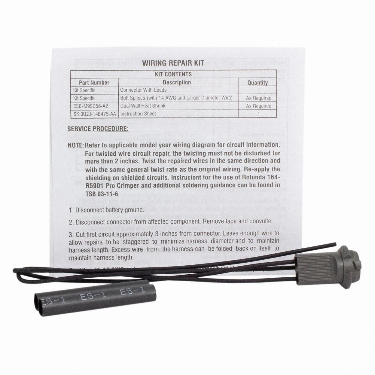 Cargo Area Light Connector for Ford Focus Fiesta (WPT-1098)