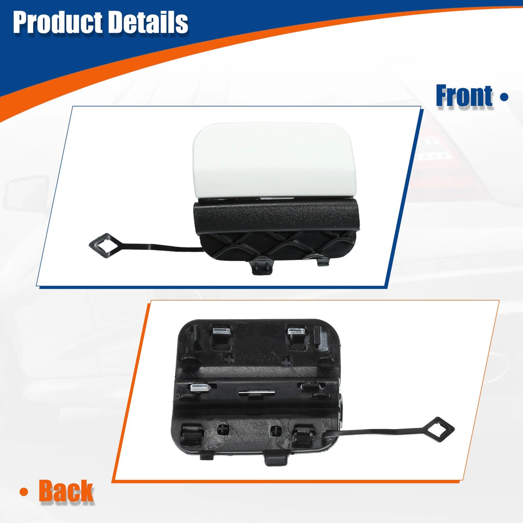 Tow Hook Cover for Mercedes-Benz C-Class (2015–2021) No.A2058850256 White