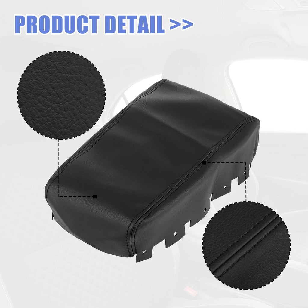 Center Console Lid Armrest Cover for Nissan Altima (2013–2018) Black