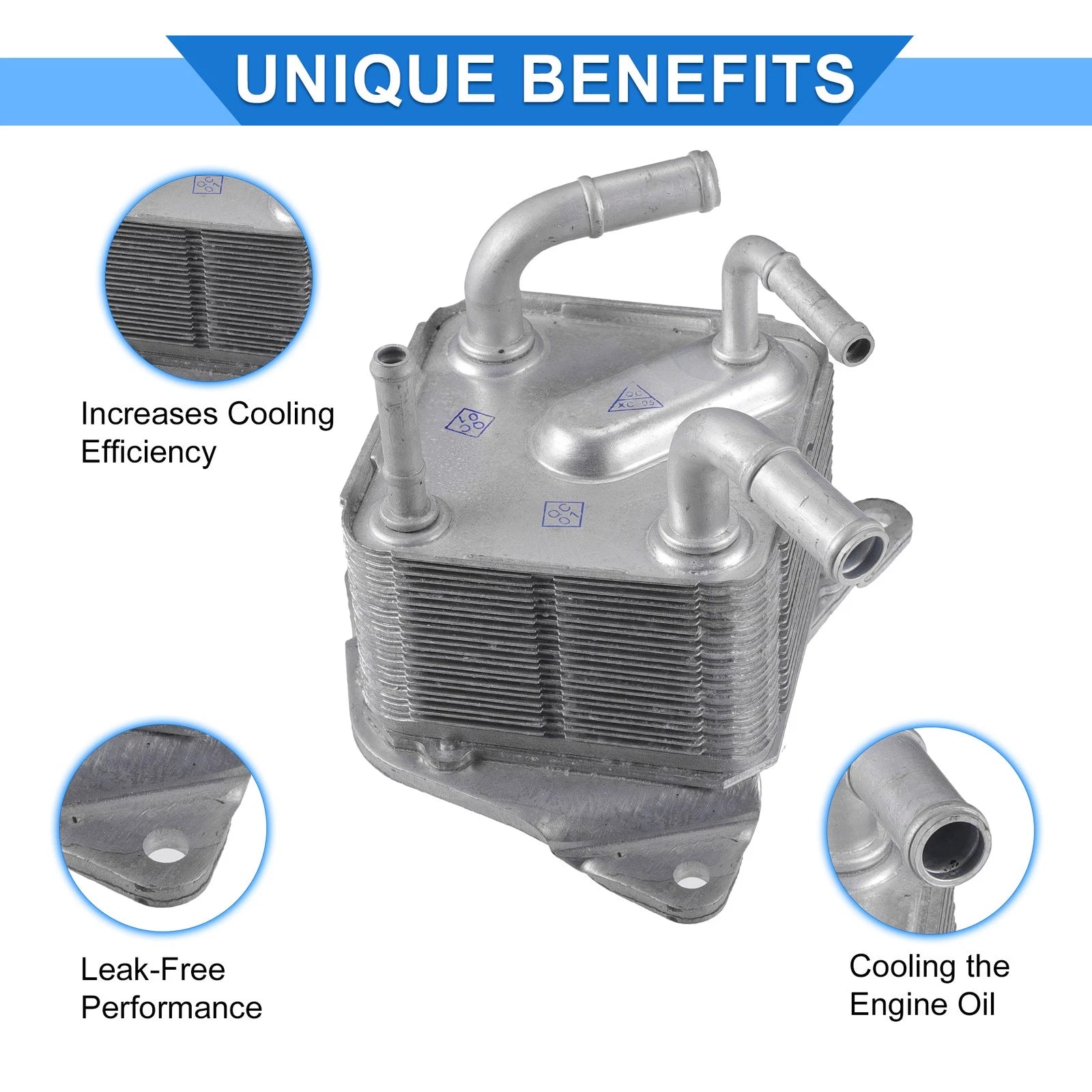 Engine Oil Cooler for Nissan NV200 Rogue Sport (2017–2021) No. 21606X481A