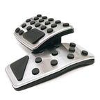 Steel Brake Gas Pedal Covers for Jeep Renegade, Compass & Fiat 500X (2015-2023)