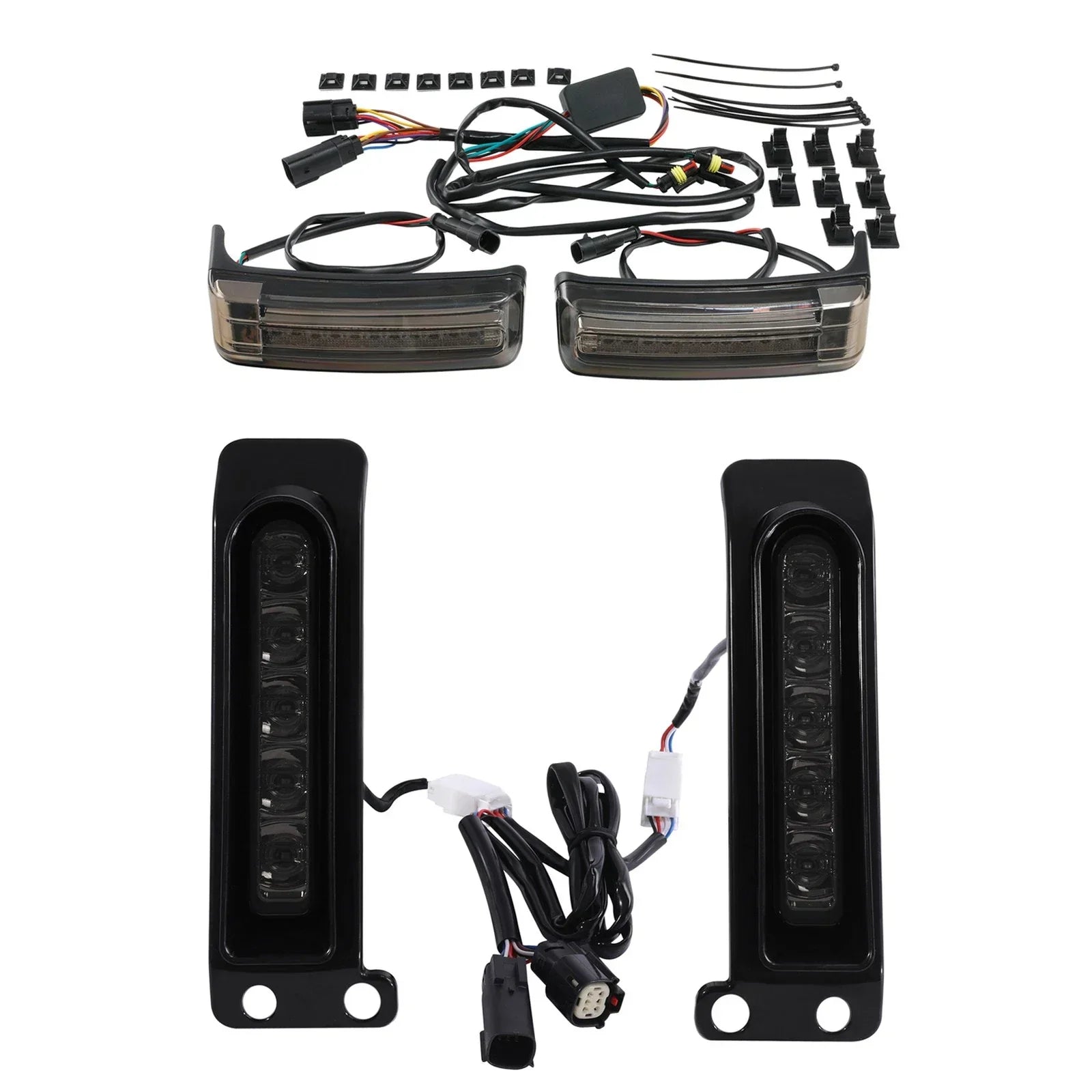 LED Inserts Brake Run Turn Signal Lights for Harley Touring (2014-2024)