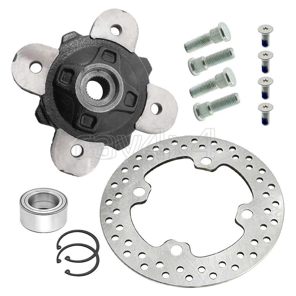 Front Wheel Hub & Brake Rotor Kit for Polaris Ranger 900 1000 (2013–2023)