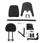 Passenger Seat Backrest Pad Footpegs Bracket for Sportster S (2021–2025) Black