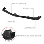 3Pcs Front Bumper Lip Splitter for Mercedes W204 C300 C350 (2012–2014)