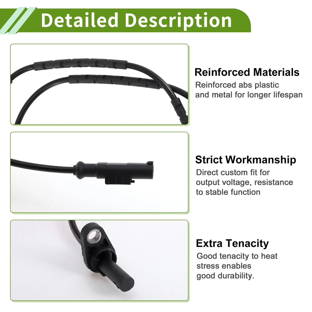 ABS Wheel Speed Sensor for BMW Z4 (2009–2016) No. 34356784618, 025623923154