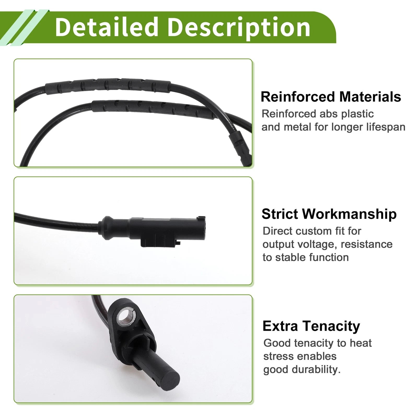 ABS Wheel Speed Sensor for BMW Z4 (2009–2016) No. 34356784618, 025623923154