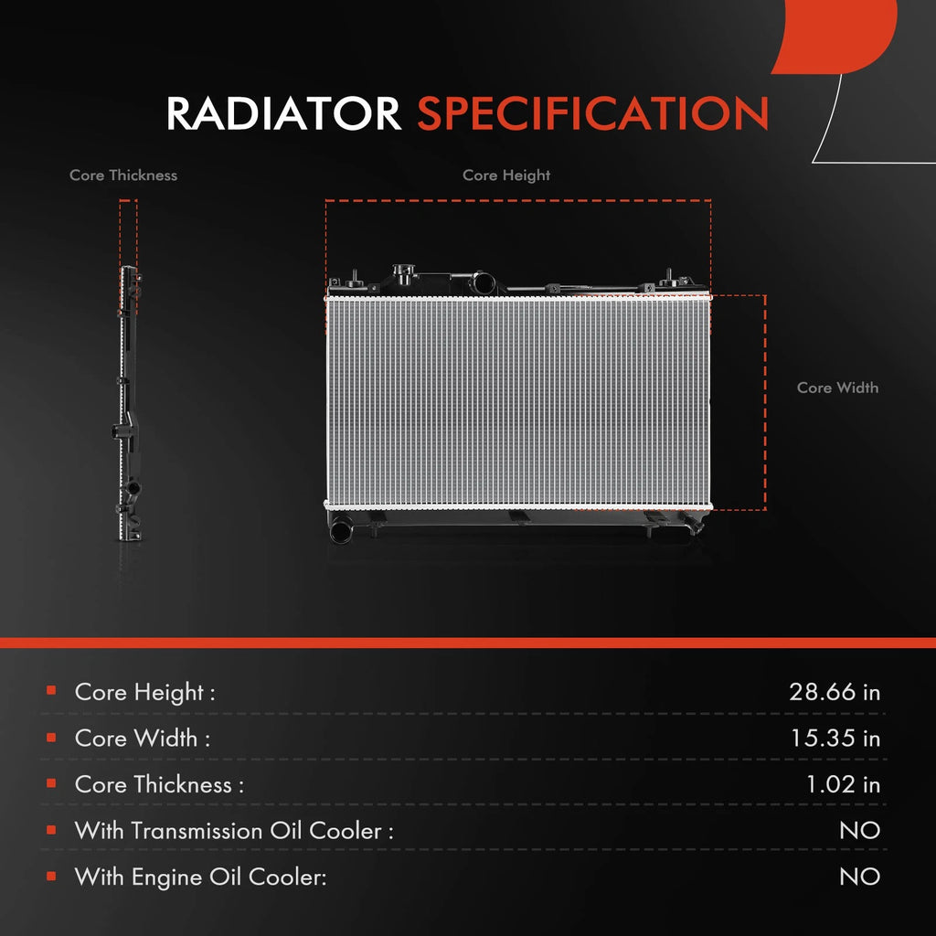 Radiator for Subaru Legacy Outback (2020-2023)