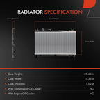 Radiator for Subaru Legacy Outback (2020-2023)
