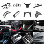 Carbon Fiber Texture Gear Shift Frame for Honda Civic 2016-2021