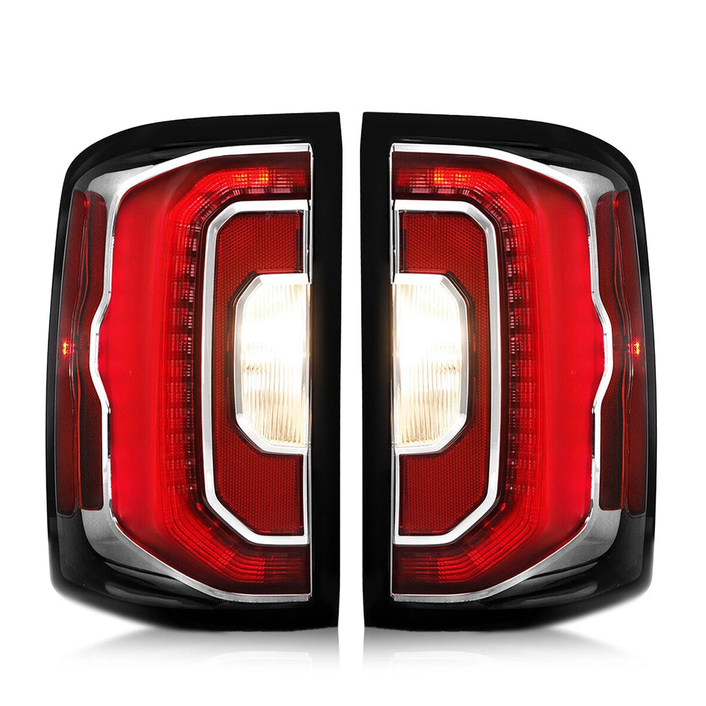LED Tail Light Brake Pair for GMC Sierra 1500 (2016–2018)