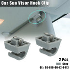 Car Sun Visor Hook Clip for Mercedes Benz W123 W124  - 2 Pcs
