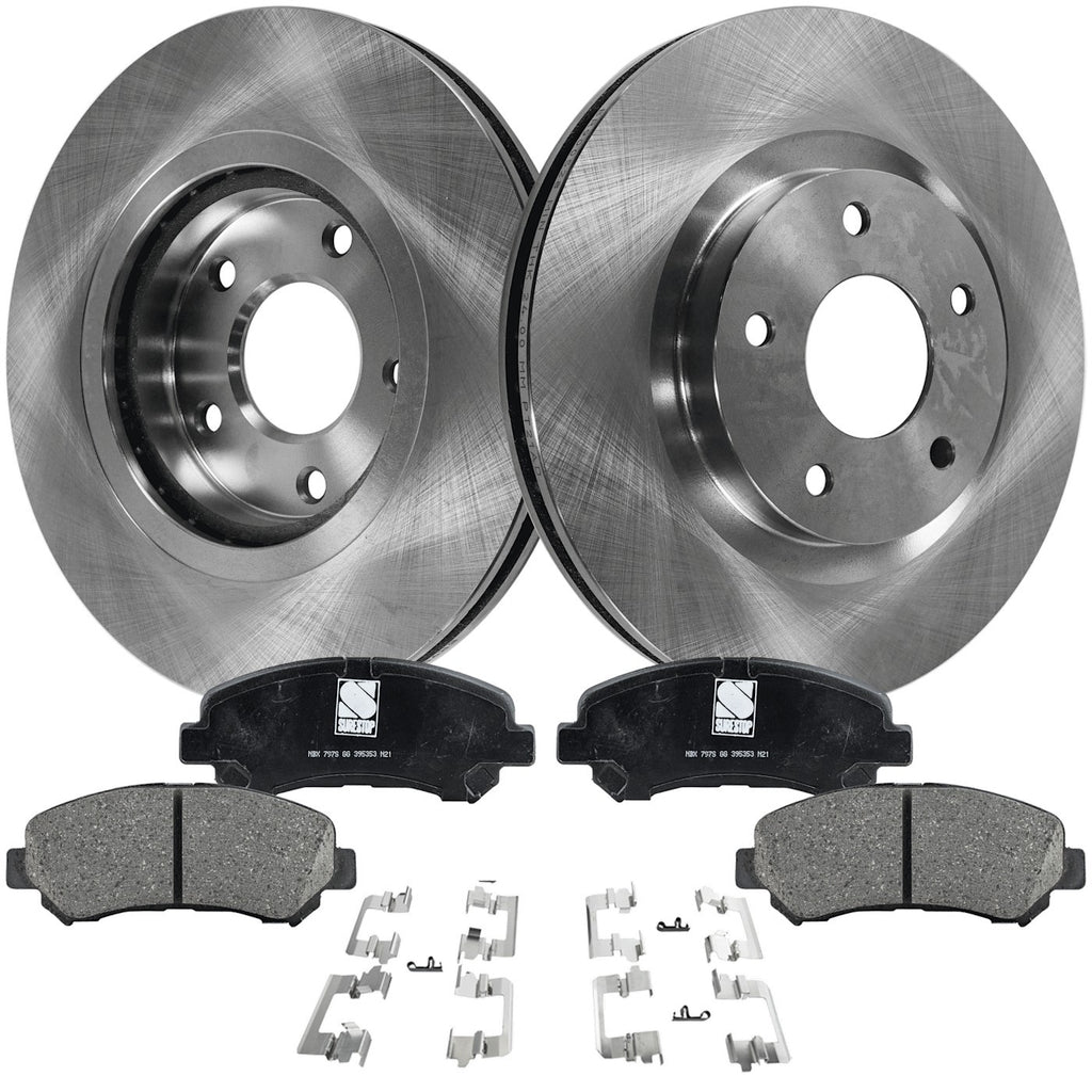 Front Brake Disc and Pad Kit for Nissan Rogue (2008–2013)