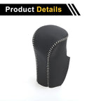 1 Pc Gear Shift Knob Cover for Honda Accord (2008–2012) Black Gray Faux Leather