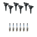 Set of 6 Ignition Coils & Spark Plugs for Toyota Avalon 3.0 V6 (1995–2000)