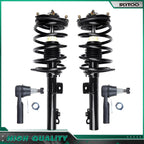 Front Struts w/Coil Spring & Outer Tie Rod for Ford Taurus Mercury Sable (1996–2007)