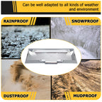 Chrome Rear License Plate Trim Cover for Hummer H2 (2003–2005)
