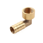 Brass Hose Barb Fitting Elbow 16mm x G1/2 for Automotive Applications