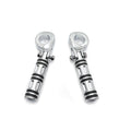 Chrome Edge 1.25" 32MM Foot Pegs for Harley Touring Sportster Dyna