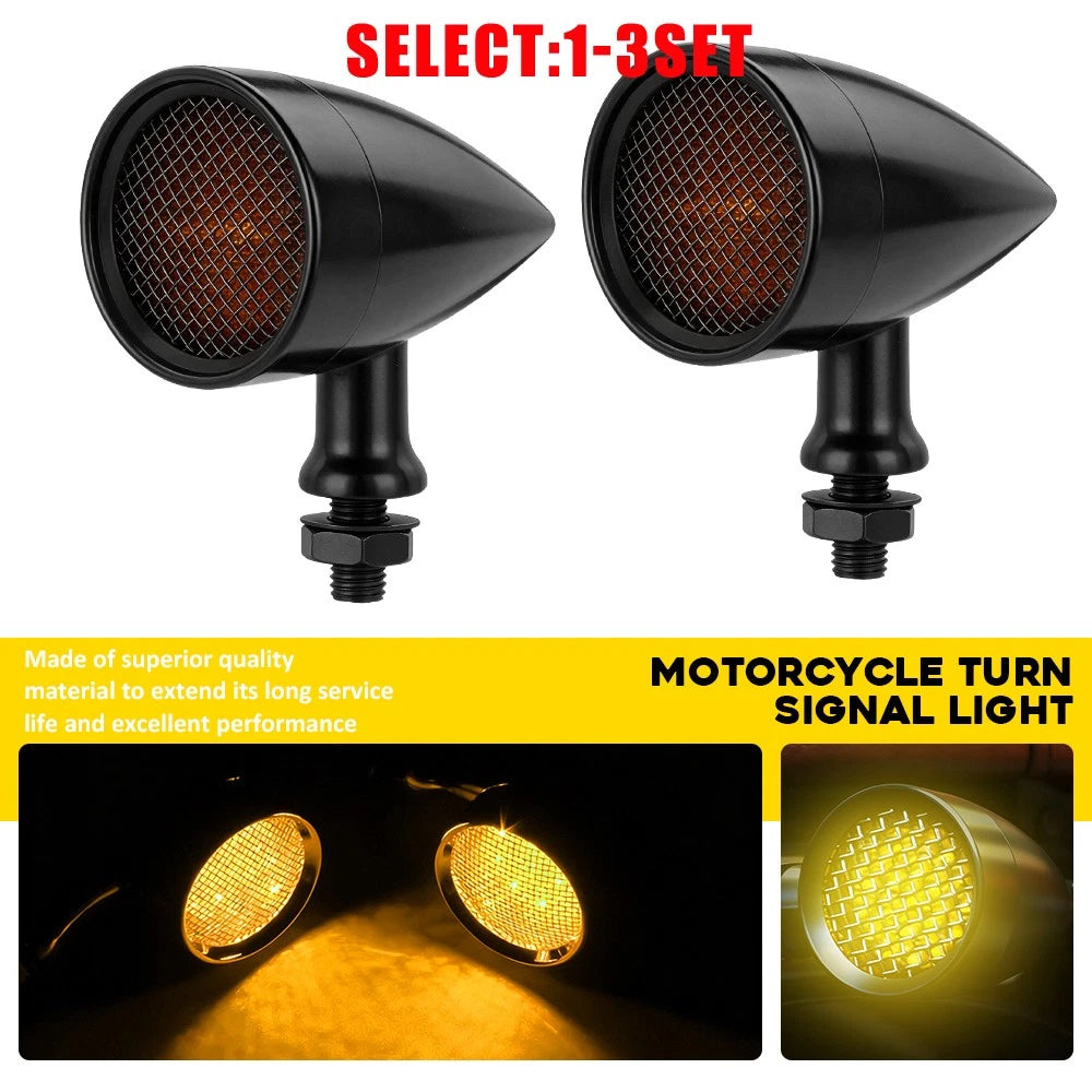2X LED Turn Signal Blinker Lights for Harley Sportster 48 1200 883 (2010–2023)