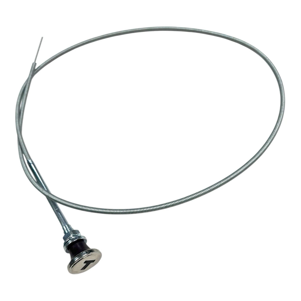 Stainless Steel Throttle Cable w/ Maroon Knob for Chevy GMC Truck (1947–1953)
