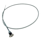 Stainless Steel Throttle Cable w/ Maroon Knob for Chevy GMC Truck (1947–1953)