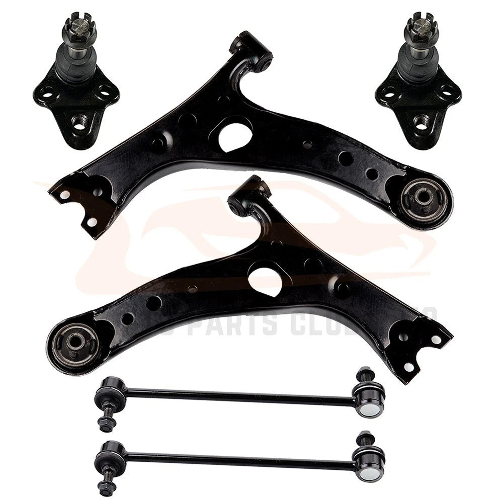 Set of 6 Front Lower Ball Joints for Toyota RAV4 (2001–2006)